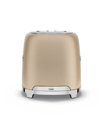 TOSTER NA 2 KROMKI RETRO GOLD MAT SMEG