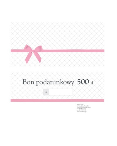 BON PODARUNKOWY SWEET LIVING 500 PLN