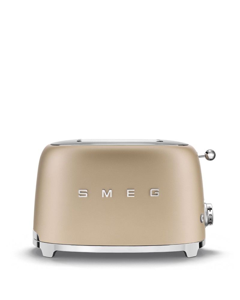 TOSTER NA 2 KROMKI RETRO GOLD MAT SMEG