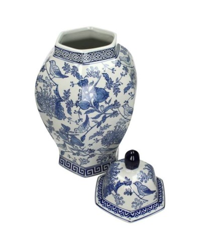 AMFORA CERAMICZNA YUAN BLUE WHITE XXL